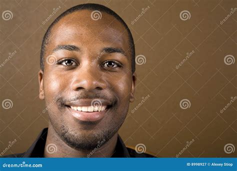 Happy black man stock image. Image of american, portrait - 8998927