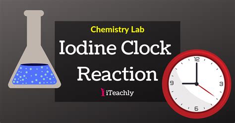 The Endpoint of the Clock Reaction for This Experiment Is the Observation of a Deep Blue Color ...