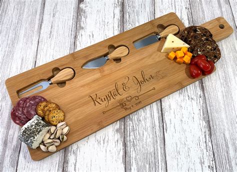 Charcuterie Board Personalized, Personalized Cutting Board, Engraved Personalized Cheese Board ...