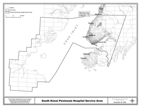 covers the majority of the southern peninsula - South Peninsula Hospital