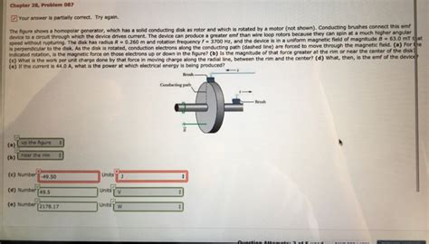 Solved The figure shows a homopolar generator, which has a | Chegg.com