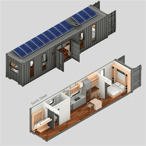 40' Shipping Container Home Plans