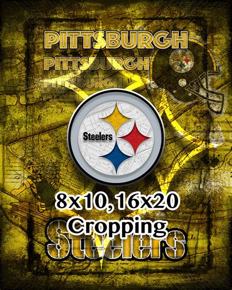 Pittsburgh Steelers Football Poster, Pittsburgh Steeler Gift, Pittsbur ...