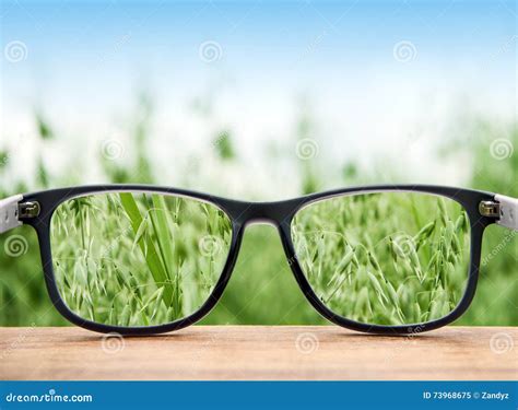 Clear Vision Through Glasses Royalty-Free Stock Photo | CartoonDealer ...