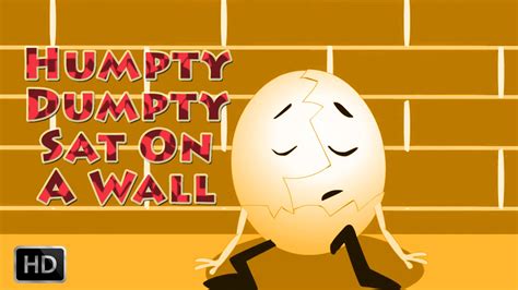 Humpty Dumpty Sat On A Wall With Lyrics - Nursery Rhymes for Children - YouTube