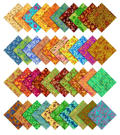 Soimoi Batik Print Precut 10-inch Cotton Fabric Quilting Squares-Tdh | eBay