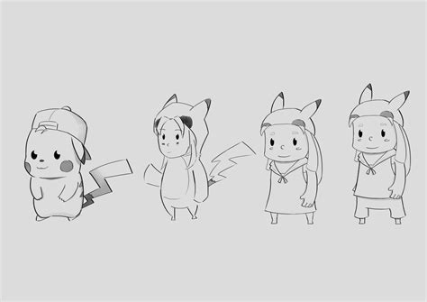 Pikachu evolution by AlexRover on DeviantArt