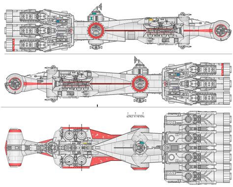 · Mike Marincic's CR90 Tantive IV Side View | Star wars ships, Star wars vehicles, Star wars ...