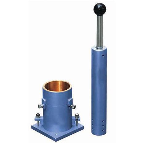 Standard Compaction Test The apparatus consists one each of compaction mould steel, 100 mm I.D ...