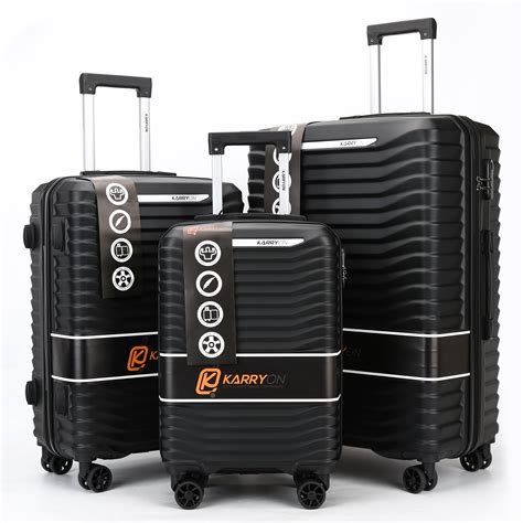 Karry-On Platinum Elite Abs 3Pc Luggage Set (20/24/28") – Bagsouq