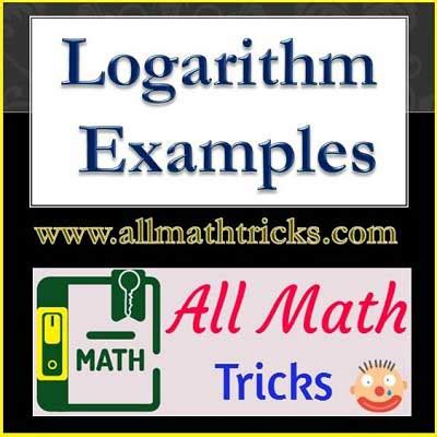 Logarithm Applications | Logarithm Examples and Answers | All MathTricks