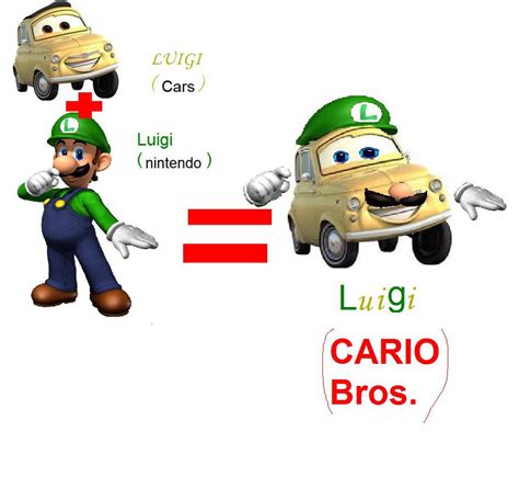 Luigi+luigi Equals Car Luigi? by Rotommowtom on DeviantArt