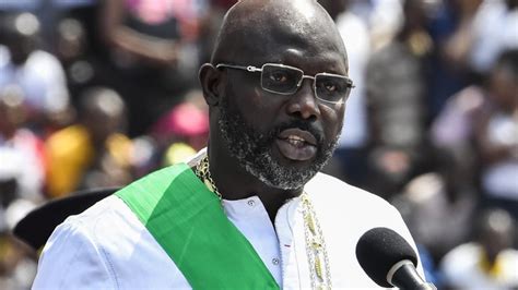 George Weah sworn in as president of Liberia