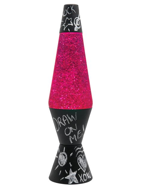 Pink Glitter Chalkboard Lava Lamp - ChitChatMom