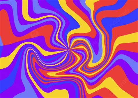 Psychedelic Art Retro 70s Abstract Colorful Background, Psychedelic Art ...