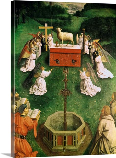 Copy of The Adoration of the Mystic Lamb, from the Ghent Altarpiece Wall Art, Canvas Prints ...