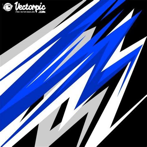 blue line stripes racing background free vector | Racing stripes ...