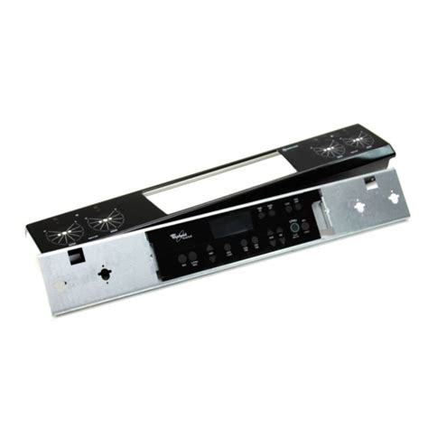 Whirlpool Range Control Panel - Black. Part #W10122298 - NLA part