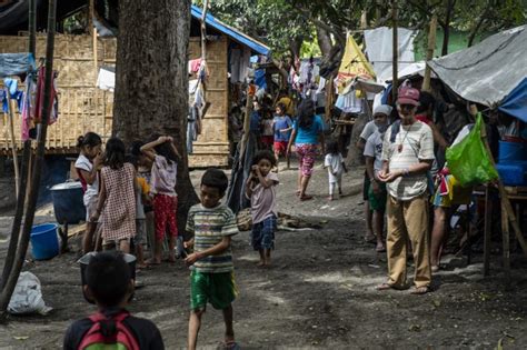 A camp in Davao for indigenous people displaced by violence in Mindanao, Philippines-ramumine ...