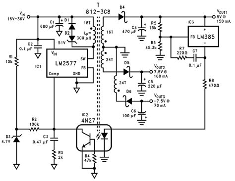 Isolated power supply voltage spike issue - Page 1 Dc Circuit, Circuit ...