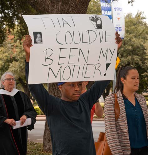 Students, faculty protest police brutality following death of Atatiana ...