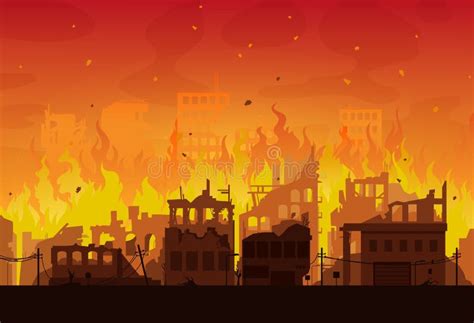 Burning City Stock Illustrations – 4,665 Burning City Stock ...