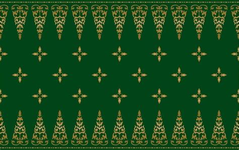 Premium Vector | Malay Riau Batik Songket, Weaving Corak Motif Pucuk ...