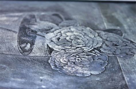 Etched zinc plate. #etching #zink #printmaking #artwork #rose #art ...