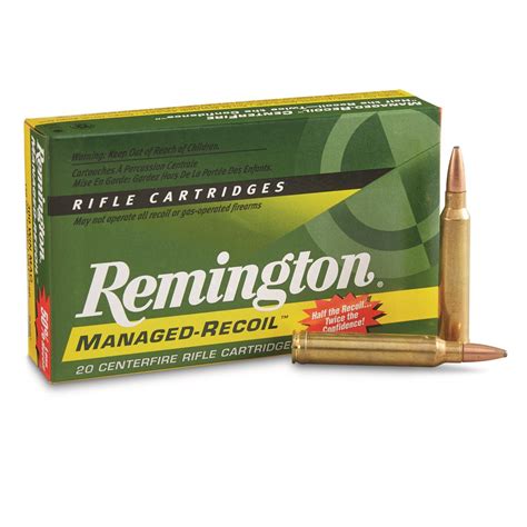 Remington, Managed Recoil Rifle, .300 Winchester Magnum, Core-Lokt PSP, 150 Grain, 20 Rounds ...