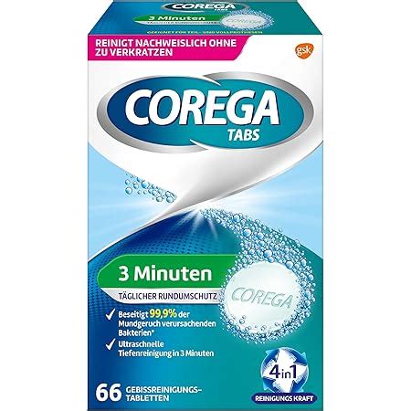 Amazon.com : Corega Denture Cleanser 3 Minutes Rapid Action 30 tablet ...