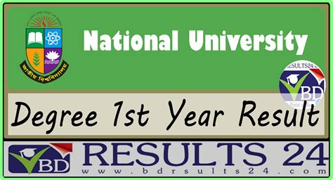 National University Degree 1st Year Result 2022 - BD RESULTS 24