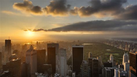 Central Park Manhattan During Sunrise HD New York Wallpapers | HD ...