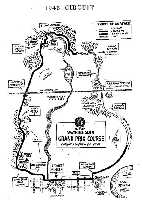 Watkins Glen Race Track Map - Maps Model Online