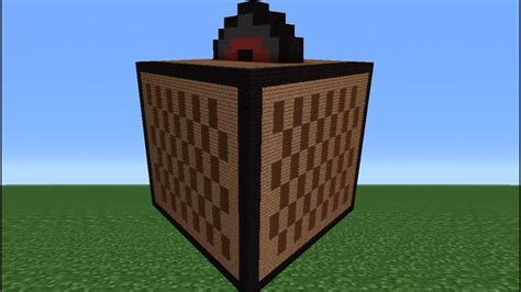 Minecraft Tutorial: How To Make A Jukebox Statue - YouTube