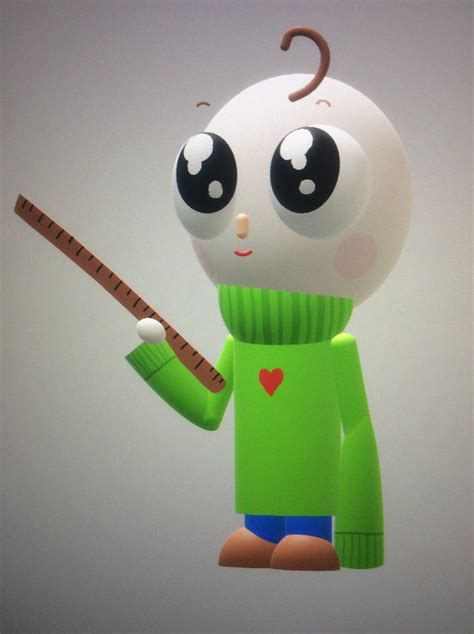 Baby Baldi (In 3D) by XxJesicaTheFoxXx on DeviantArt