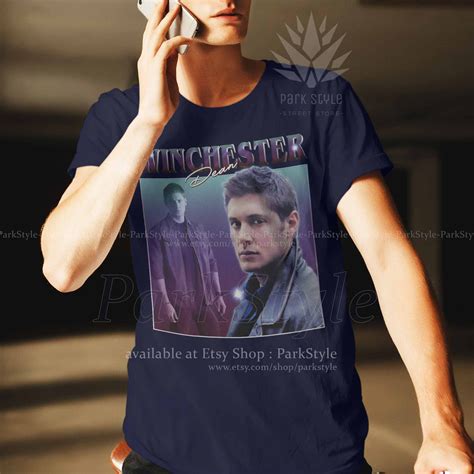 Dean winchester shirt supernatural tee retro vintage 90's | Etsy