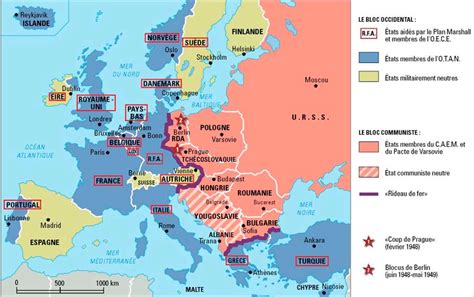 Histoire Géographie de St-Denis - cours et documents: carte sur la guerre froide