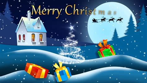 Christmas Greetings Animation Free Download | semashow.com