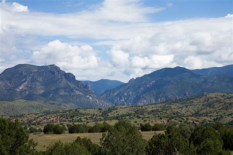 Mogollon Mountains from Aldo Leopold Vista Gila National Forest Photo of Photograph of Image of