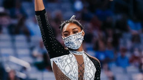 Simone Biles dominance on display with record seventh national women's ...