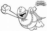 Captain Underpants Flying Coloring Page  Free Printable Pages sketch template