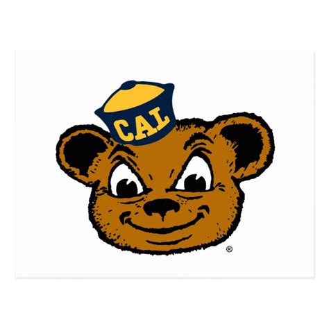 Cal Bear Mascot Postcard | Zazzle.com