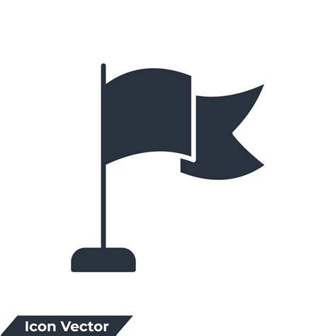 flag icon logo vector illustration. flag symbol template for graphic ...