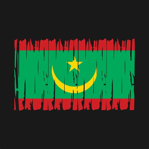 Mauritania Flag Vector 20356196 Vector Art at Vecteezy