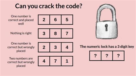 CRACK THE CODE PUZZLE | Can you Crack this 3 Digit Number Lock's Code ...