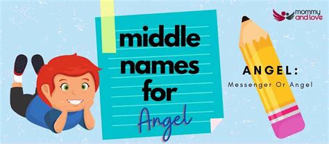 Complete List of Middle Names for Angel (boy) - Mommy and Love