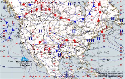 Surface & Upper Air Constant Pressure Charts – Meteorology101