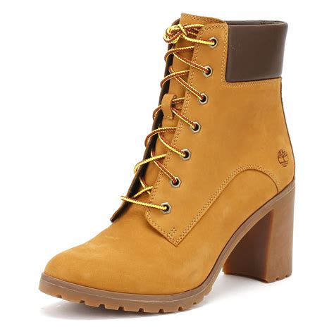 Timberland Rubber Womens Wheat Yellow Allington 6 Inch Boots - Lyst