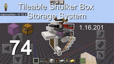 Minecraft Bedrock Tutorials(74) - How to build a Tileable Shulker Box ...