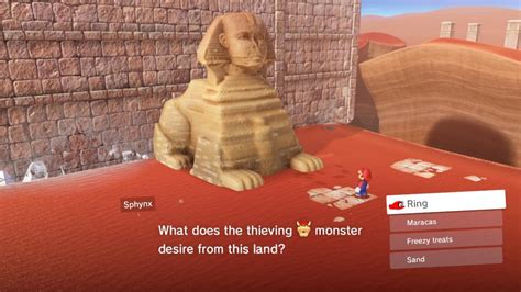 Super Mario Odyssey: All Sphynx Locations & Quiz Answers | Secrets ...